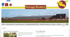 Desktop Screenshot of manege-beukers.nl